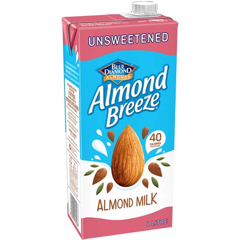 Calories In Almond Breeze Unsweetened Almond Milk Calcount