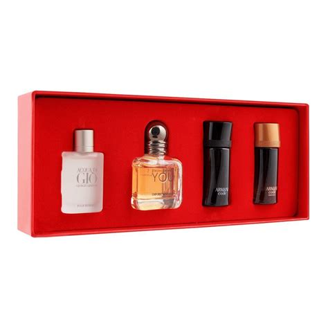 Order Giorgio Armani For Men Mini Perfume Set 4 Pack Online At Best