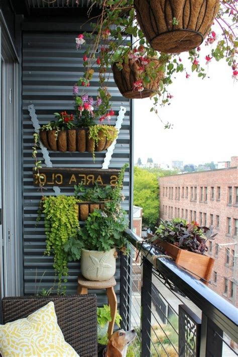 Stunning Balcony Decorated With Flowers And Plants
