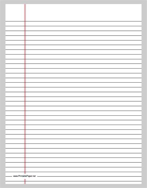 9 Best Images Of Printable College Ruled Paper Pdf Free Printable