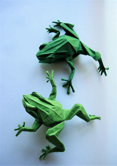 Tree Frog Satoshi Kamiya Origami Frog Origami Patterns Origami Design