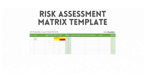 Risk Assessment Matrix Template Excel Free Printable Vrogue Co