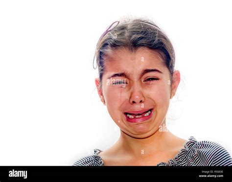 Girl Looking Down Crying
