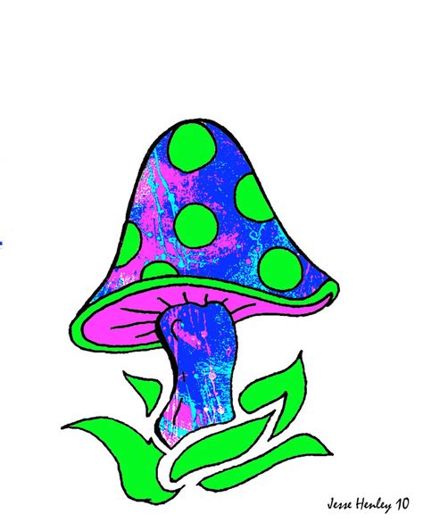 Trippy Mushroom Drawing At Getdrawings Free Download