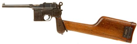 Very Rare Early Mauser C96 Pistol With Shoulder Stock Axis