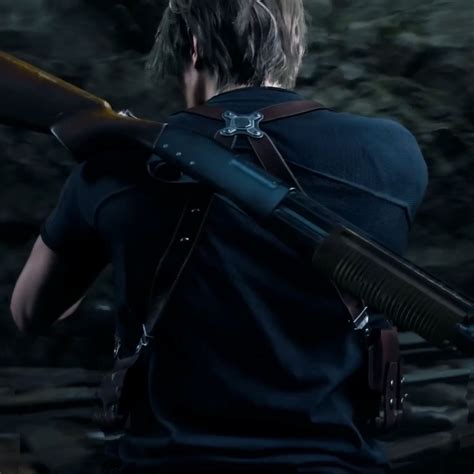 Re4 Leon S Kennedy Resident Evil 4 Remake Icon His Back Is Even
