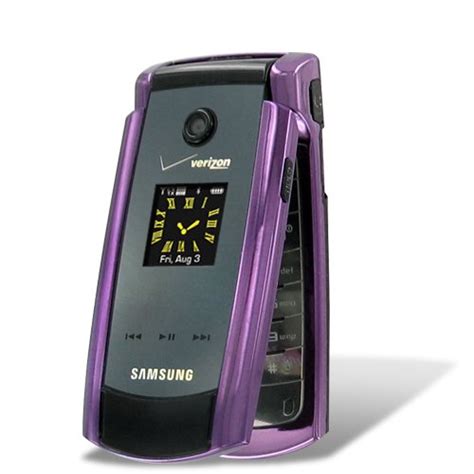 Samsung Gleam U700 Phone For Verizon Wireless Purple Cdma Flip
