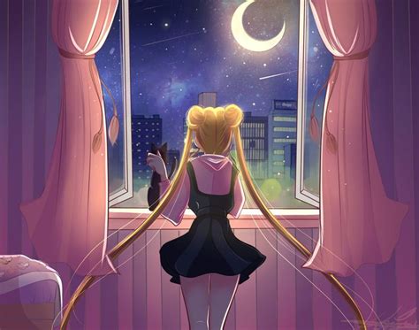 Moon Light By Invader Celes Deviantart Com On Deviantart Sailor Moon Wallpaper Sailor Moon