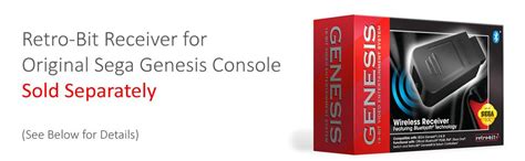 Retro Bit Official Sega Genesis Bluetooth Controller 8