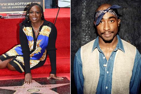 tupac shakur s sister tearfully remembers late rapper as he gets posthumous star on hollywood