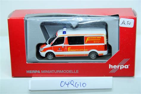 Herpa Blaulichtmodell Mercedes Benz Sprinter Bus Feuerwehr Hagen F R Spur H Mit