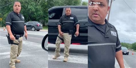Tiktok Video Shows Cop Grabbing Crotch When Asked For His Name