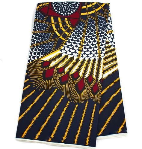 African Fabric Ankara Fabric Red Daima Wp1324 Tess World Designs Llc