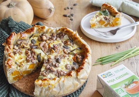 Tarte au butternut feta et miel