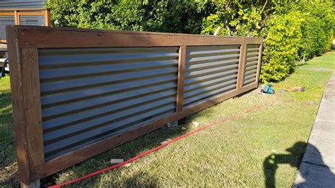 Front Fence Out Of Recycled Timber And Corrugated Iron Carpentry