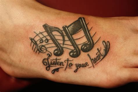 Music Notes Tattoo Ankle Tattoo Designs Music Notes Tattoo Music
