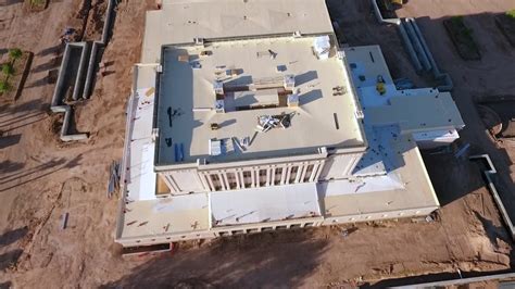 mesa temple aerial update july 6th 2019 youtube