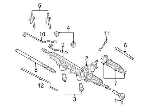 Ford Ranger Rack And Pinion Mount Bushing Liter Front Steering