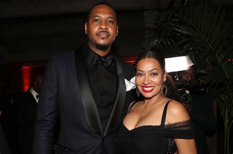 La la waved to the camera as she was rocking a black tank top, black jeans and. Carmelo and La La Anthony are back together
