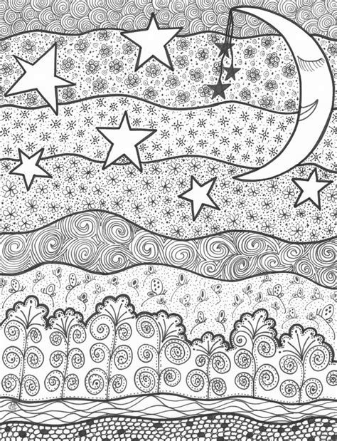 35 Best Ideas For Coloring Night Sky Coloring Page