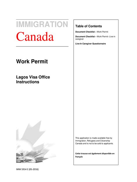 See full list on canadim.com Canada Work Permit Eligibility - Fill Online, Printable ...