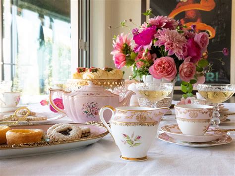 Pretty In Pink Afternoon Tea Party Tablescape Rosie Posie Tea Time