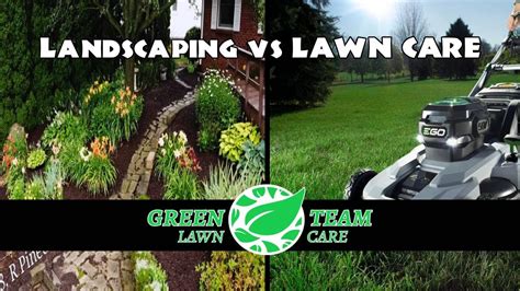 The services offered vary from one business to another, but here are some sample tasks that a typical. Landscaping vs Lawn Care: What's The Difference ...
