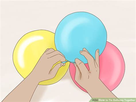 Simple Ways To Tie Balloons Together 12 Steps With Pictures