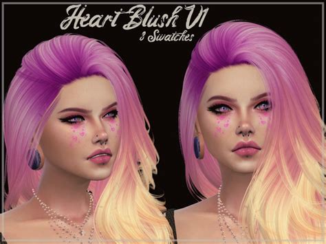 The Sims Resource Heart Blush V1
