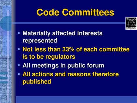 Ppt International Code Council Powerpoint Presentation Free Download