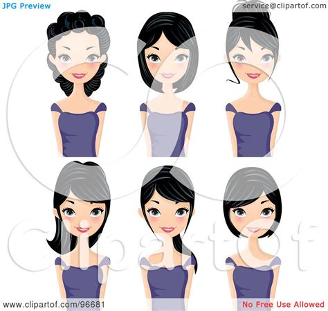 All of these hairstyles clipart resources are for free download on pngtree. Royalty-Free (RF) Clipart Illustration of a Digital ...