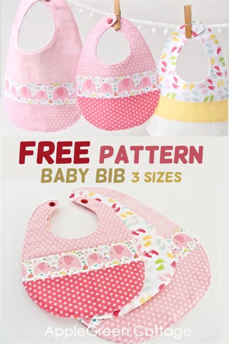 39 Free Sewing Patterns For Toddler Bibs Ginosammie