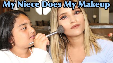 my niece does my makeup l glamwithsisi youtube