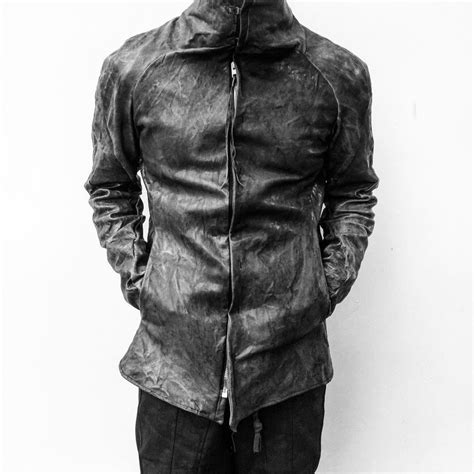 139decobject Texture Leather Jacket Avangard Fashion Cool Jackets