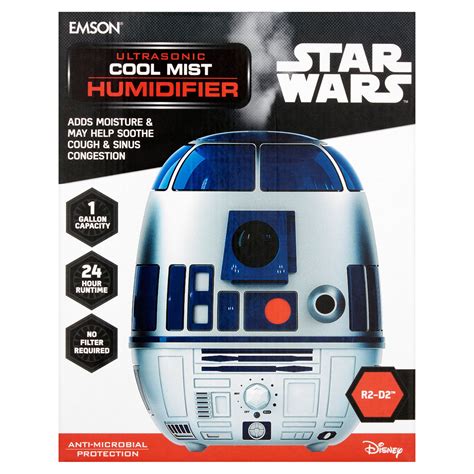 Emson Star Wars R2d2 Ultrasonic Cold Mist Humidifier