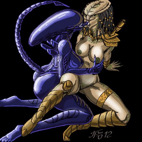 Rule 34 Alien Aliens Vs Predator Ass Breasts Extreme French Kiss
