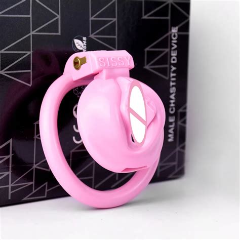 Pink Pussy Female Chastity Cage Clitoris Shape 정조대 Bondage With 4 Base Ring 콕링 Gay Devices