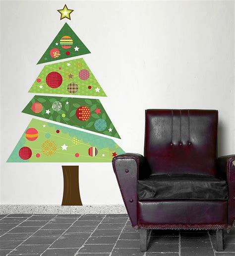 30 Awesome Christmas Wall Decor Ideas Wall Christmas Tree Fabric