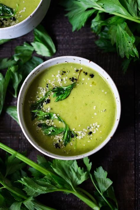 Simple Celery Soup Recipe Celery Recipes Healthy Recipes Celery Soup