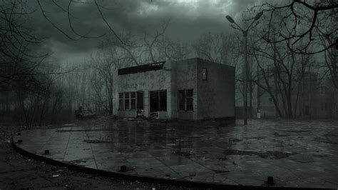 1920x1080 Wasteland Ukraine Rain Night Pripyat Coolwallpapersme