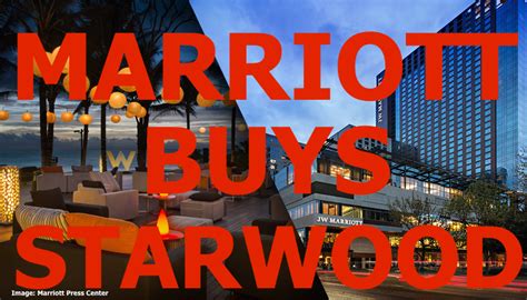 Marriott International Buys Starwood Hotels Hotel Giant Coming Soon