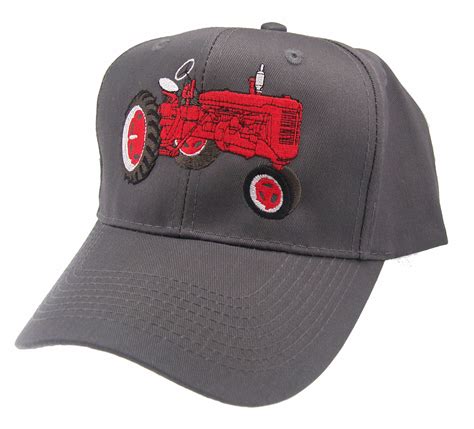 International Mccormick Farmall Red Tractor Embroidered Cap Hat 44