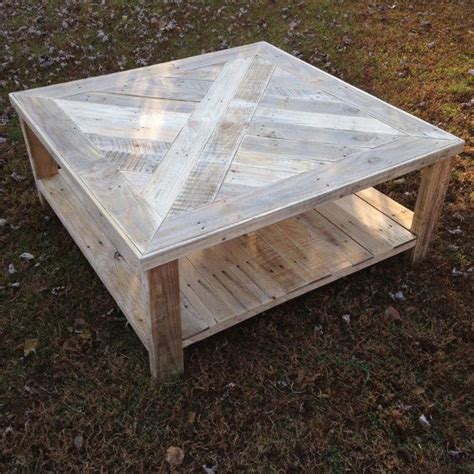 Pallet coffee table is a recycled pallet wood project being made in the square shape. Large square coffee table made from pallet wood. The table ...