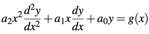 Cauchy Euler Equation Formulas Examples On Cauchy Euler Equation