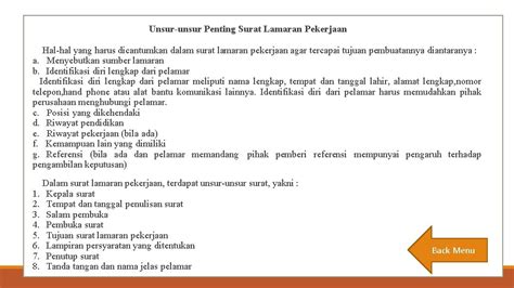 Tempat, waktu, acara, dan sebagainya). Unsur Unsur Surat Lamaran Pekerjaan / Kisi Kisi Uas B Indonesia Kelas Xii Sem 1 Sosial Ambis ...