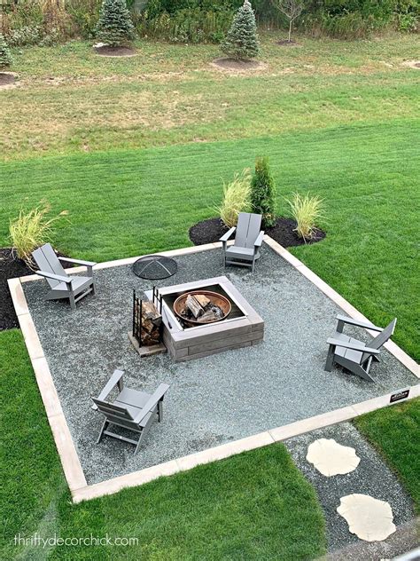 Modern Home Tour With Beautiful Neutral Accents Fire Pit Landscaping