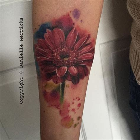 Tattoo Uploaded By Stacie Mayer • Watercolor Gerbera By Danielle