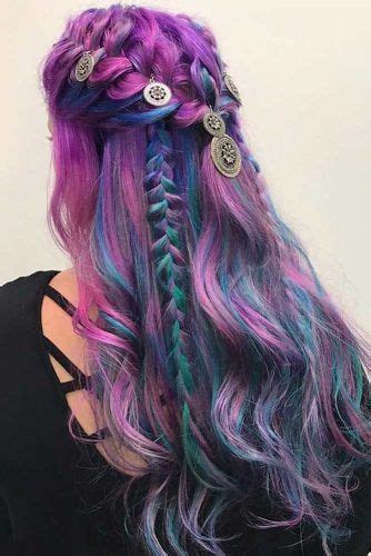 40 Rainbow Hair Ideas For Brunette Girls — No Bleach Required Hair