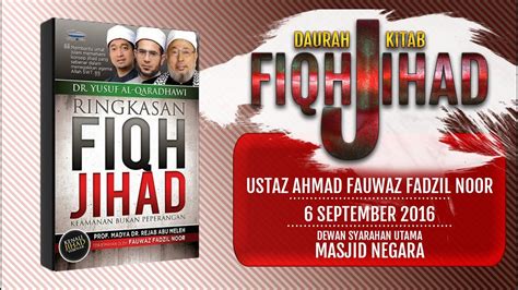 Takzirah ramadan oleh ustaz fauwaz menceritakan keperluan kita untuk sentiasa mengaudit diri terutamanya ketika bulan ramadan. Daurah Kitab Fiqh Jihad - Sesi 1 | Ustaz Ahmad Fauwaz ...