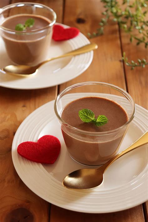 チョコレートのパンナコッタ レシピサイトnadia